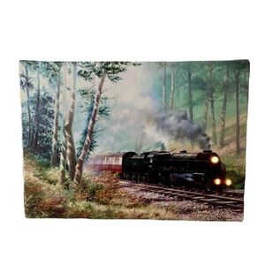 Train Woods Forest Timer Light Art Decor Gift